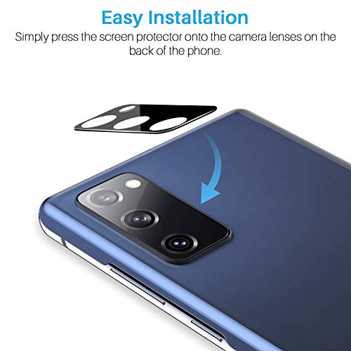 Image of LK 3 Pack Samsung Galaxy S20 FE 5G Screen Protector+3 Pack Camera Lens Protector, 9H Tempered Glass, Easy Installation, [Not Fit for Galaxy S20]