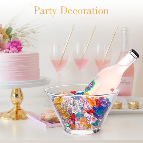 image for DomeStar 150Pcs Multicolored Fake Gems, Crushed Ice Rocks Fake Gemston