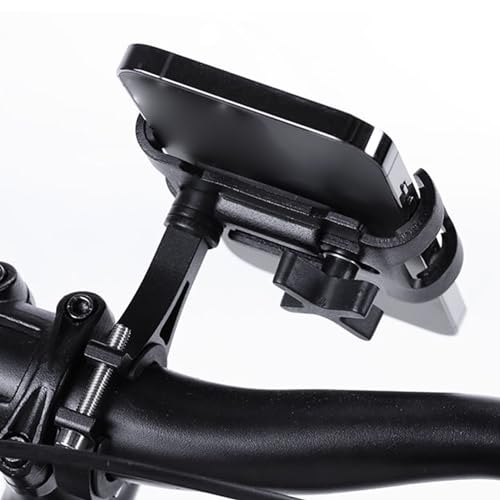 Keenso Suporte universal para celular de bicicleta de liga de alumínio giratório de 360 graus para c