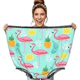 DUWAA Rosa Flamingo Stampa Nonna Pantaloni Grandi Mutandine Per Uomo Donna Oversize Novità Slip Divertente Regali Bomboniere