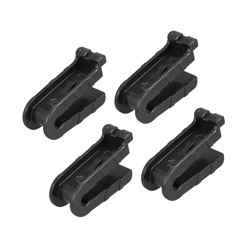 A ABSOPRO Universal Front Wiper Blade Arm Adapter Clip J Hook Type C - Pack of 4 Black Item Replacement