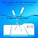 24 Pcs Ear Wax Stick, Upgrade Earwax Removal Adhesive Swabs Reusable Ear Wax Removal Tools with Dust Cover Packaging, Ears Cleaning Tools Ears Curette for Kids & Adults (Small+Large)