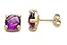 Miore Damen-Ohrstecker Ohrringe 9 Karat Amethyst Quartz 3.0ct 375 Gelbgold Quarz lila Rundschliff - MNA9037E