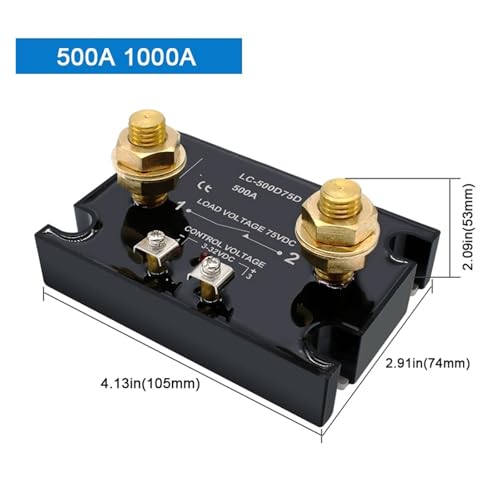 Relais à semi-conducteurs de contrôle CC 1000A 3-32VDC radiateur DD - 4