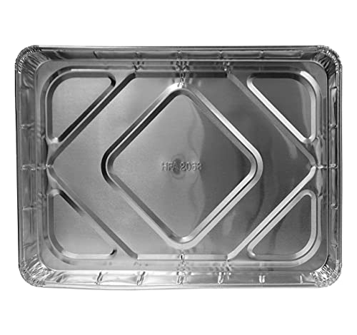 Hfa 2063, Half-Size Aluminum Foil Baking Sheet Cake Pans, Take Out Baking Disposable Foil Containers (100) #TOP1