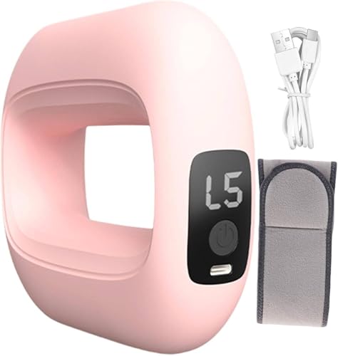 Image of Handheld Percussion Muscle Ring Massager - Deep Tissue Mini Massage Gun with 8-Speed Settings & Strap - Full Body Pain Relief & Relaxation for Men & Women inch