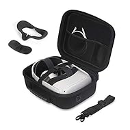 El estuche de transporte está especialmente diseñado para Oculus Quest 2 (dispositivo NO incluido). Se adapta a Quest 2, Quest 2 con correa elite (solo correa elite oficial), Quest 2 con correa y batería elite, y Oculus Quest. Dimensiones: 12.2 * 8.6...