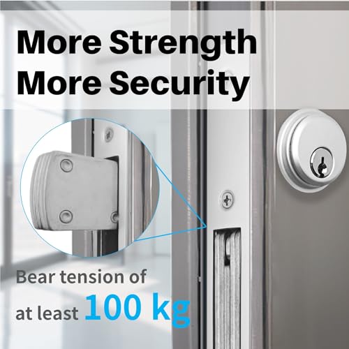 Storefront Door Mortise Lock Swing Deadbolt, Commercial Door Locks with Double Cylinder Deadbolt, Door Lack Replacement Parts for Storefront Entry Doors (1-1/8inches Backset)，1-Year After-Sale by Idelen - Image 5