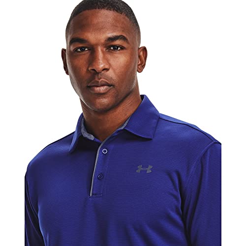 Image of Under Armour Men's Polyester Solid Tech Polo | T-Shirt | 1290140-001