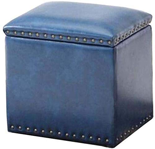 Pouf de rangement pour tabouret de chambre à coucher, idéal pour ranger vos plaids avec style - 2