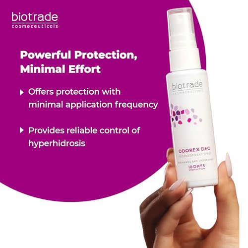Biotrade Odorex Deo Antiperspirant Spray For Hands And Underarms Stops Excessive Sweating Odour 14 days Protection 40ml - 5