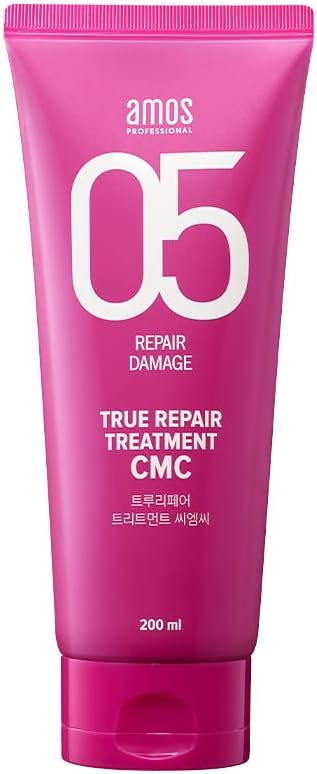 Amos True Repair Treatment, CMC, 7.8 fl oz (200 ml), Treatment, Rinsing Treatment, Damage Care, Hair Quality Improvement, Intensive Repair Care, Korean Cosmetics, Amos Professional Official