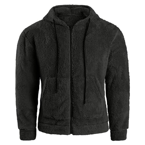 Pull cardigan à capuchon en molleton sweat ample automne pour hommes