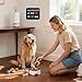 Vvluvva Dog Feeding Reminder Chart with AM PM Slider Tracker, Magnetic Pet Feeding Schedule Board for Fridge, Acrylic Have We Been Fed Sign to Prevent Overfeeding for Dogs and Pets