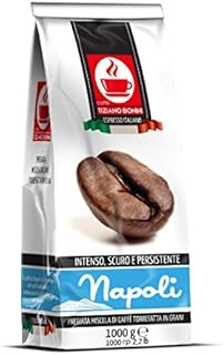 NAPOLI: 1KG ITALIAN BLEND ROASTED COFFEE BEANS: INTENSE, DARK & PERSISTENT
