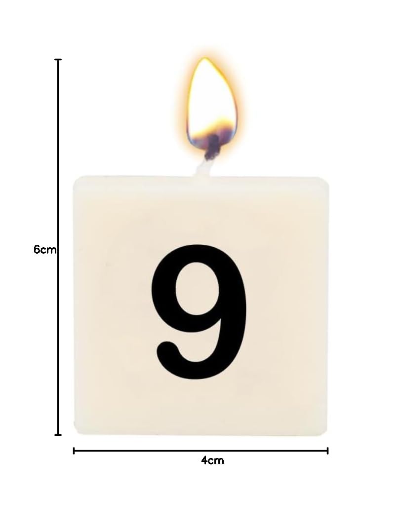 PD-Party 7040055 "Festa" Candela Scrabble | Decorations | Ambiente