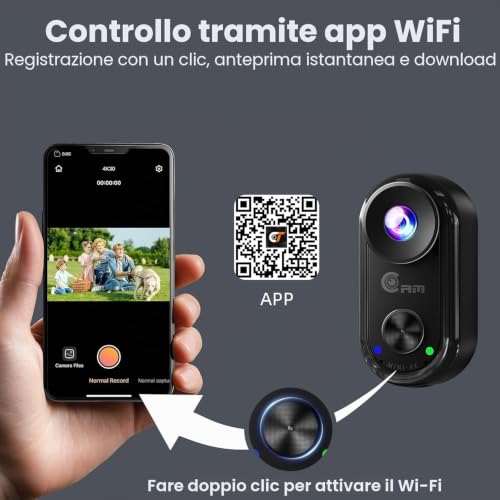 TIMNUT 4K Mini Body Camera
