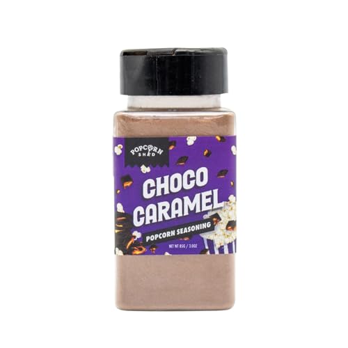 Chocolate Caramel Popcorn Seasoning, DIY Popcorn Seasoning, Movie Night, Make Your Own Popcorn at Home, Low Calorie Snack, Fun for Kids, 85g