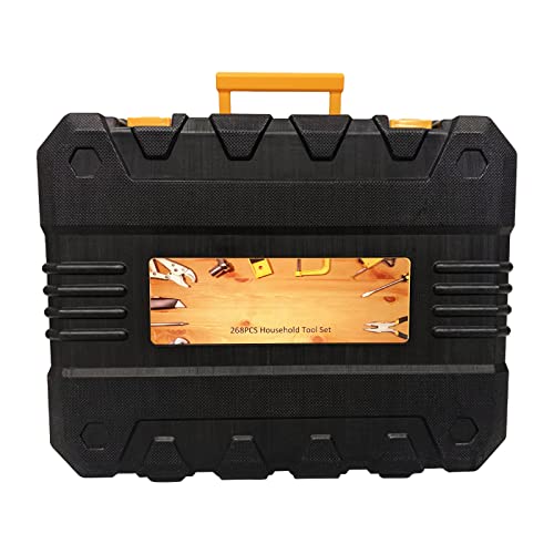 NAIZY 268-teilig Werkzeugkoffer-Set Mehrteilig Werkzeugsatz Universal Werkzeugkästen im Kunstkoffer Werkzeugkiste für… – Bild 3