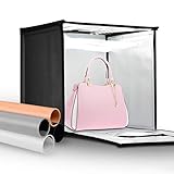 Provisto de fondos de PVC de 4 colores (blanco / negro / gris / naranja), lo que le permite cambiar fácilmente los colores de fondo y crear diferentes efectos de disparo.