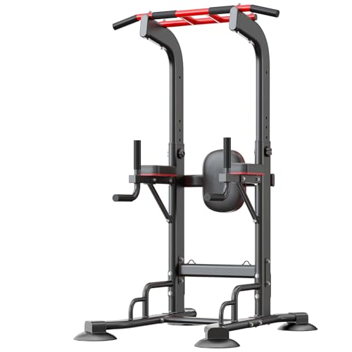 sogesfurniture Adjustable Dip Station & Pull Up Bar – Heavy
