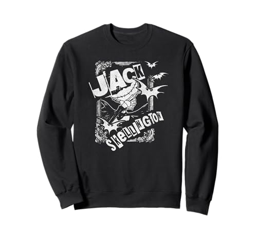 Sweat Nightmare Before Christmas Disney Jack Skellington noir pour fan de pop culture