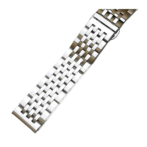 Bracelet de montre acier YGUKOJ à maillons d'exception et finition agate