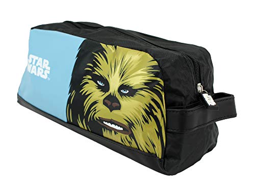 Star Wars Black & Blue Chewbacca Wash Bag Toiletry Travel Bag