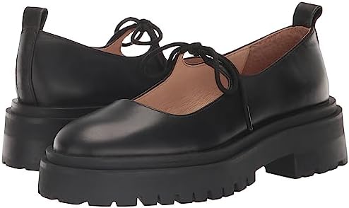 Steve Madden Women's Landon Mary Jane Flat, Black Leather, 8.5 | Image 6