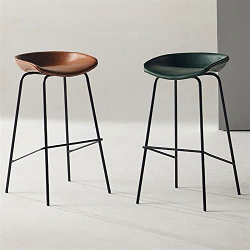 Tabouret de bar simple maison empilable et compact pour petit espace