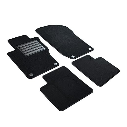 MDM SP-2062 Fußmatten Velours Autoteppich passend für Mercedes Klasse M / ML / GL (W164) 08.2005>2011, black