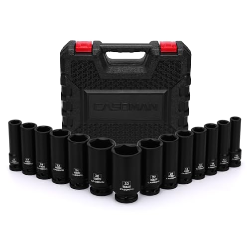 CASOMAN 14-piece 1/2 inch drive deep impact sockets