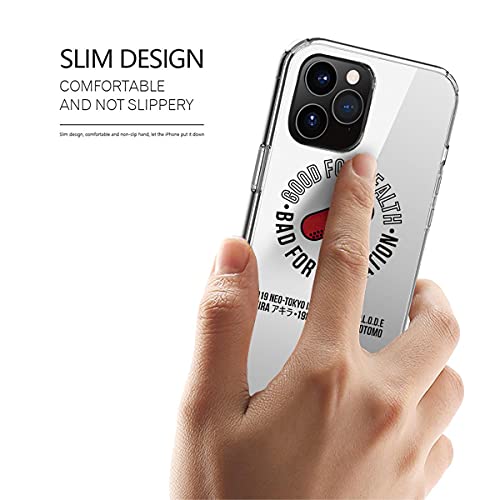 Case Phone Compatible With Samsung Iphone Akira 11 Good Pro Max Health X Bad 14 Education Xr 7 8 12 Se 2020 13 Scratch Waterproof Accessories Transparent #TOP1