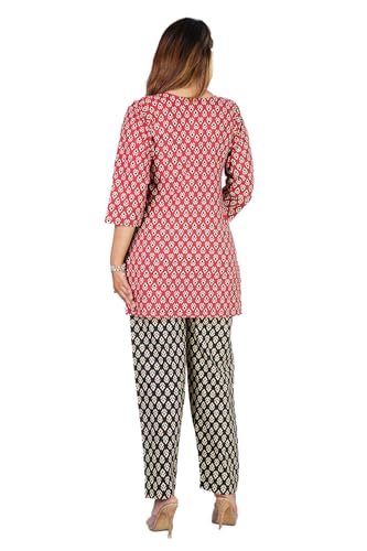 Image of Kuruti B Sheets Women's Printed Night Suit Set | Soft & Breathable Top and Pyjama Set for Women | Stylish Relaxed Fit Sleepwear for Everyday Comfort | Perfect Lounge Wear for Home & Travel