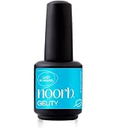 noorb beauty Aqua Blue Gel Polish, Natural Gel Nail Polish with Organic Pigments, Soak Off UV Nai...