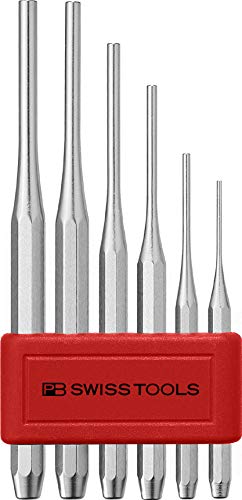 Pb Swiss - Tools Juego de Punzones Pb 750 Achtkant en Práctico Soporte de Plástico 6 Piezas, 100% Swiss Made, Garantía de Por Vida Cover