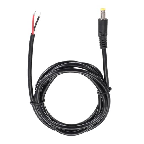 Cable de alimentación CC macho 5,5x2,5mm a cable desnudo MECCANIXITY de 150 cm para portátil