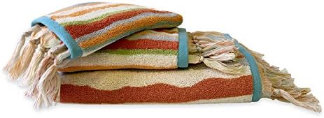 Dena Kaiya Trellis Stripe Fingertip Towel