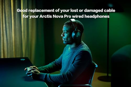 Cable de repuesto para SteelSeries Arctis Nova Pro ideal para jugar en escritorio y streaming 4
