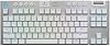 Logitech G915 TKL White Tactile Tenkeyless Lightspeed Wireless RGB Mechanical Gaming Keyboard, Low Profile Switch Options, LIGHTSYNC RGB, Advanced Wireless and Bluetooth Support