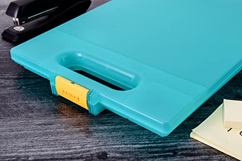 Dexas Clipcase Storage Clipboard With Handle, Aquamarine #TOP4