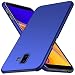 Produktbild HUOCAI Kompatibel mit Samsung Galaxy J6 Plus Hülle Dünn Leicht Anti-Schock Handy PC Schutzhülle Case Cover Bumper Dünner Schutz Anti-Scratch Handyhülle Samsung Galaxy J6 Plus (Blau)