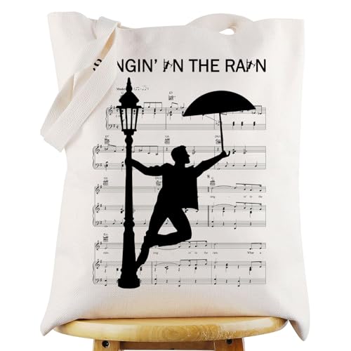 Bolso tote musical para fans de teatro y drama, regalo temático miniatura 1