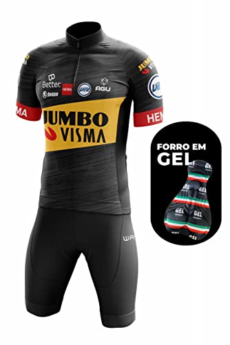 Conjunto de Ciclismo MTB Bike Masculino Camisa + Bermuda Gel 3d Respirável Slim (XG)
