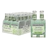 Fever-Tree Sparkling Cucumber β Premium Low Calorie Mixer for Cocktails and Mocktails, 6.8 fl oz Bottles, Pack of 24 β Naturally Sourced, Non-GMO