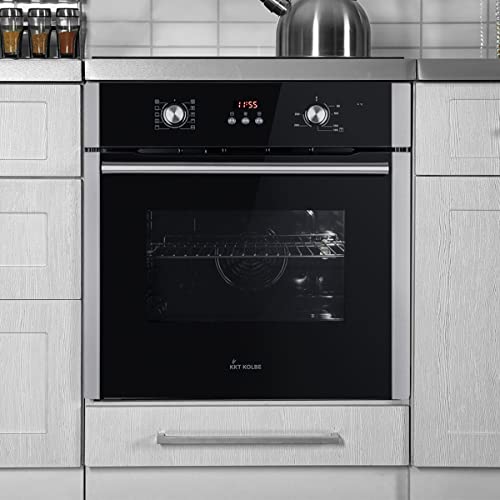 Foto von KKT KOLBE Einbaubackofen BO8805SS, 60 cm, 70 L, schwarz silber