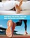 Qvlaitoe Gel Toe Protector and Toe Cap - Toe Cushions and Protects to Provide Relief from Missing or Ingrown Toenails, Corns, Blisters, Hammer Toes (Beige, 12 Pack, Multi-Size)
