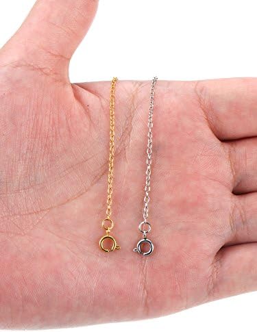 Lot De 5 Rallonges De Collier En Acier Inoxydable Pour Fabrication De