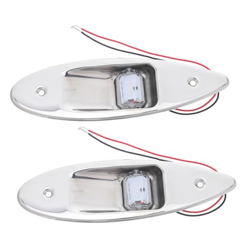 Feux de navigation LED bateau rouge et vert étanches pour kayak et pontoon
