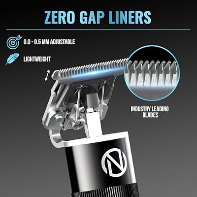 Novah Professional Hair Clippers for Men, Professional Barber Clippers and Trimmer Set, Mens Cordless Clipper, Fade Haircut Kit, Electric Hair Cut Machines